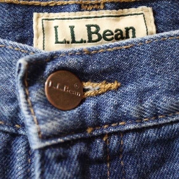 LL Bean Flannel-Lined Insulated Work Jeans 36×32 Warm Winter Utility - Picture 10 of 12
